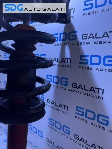 Telescop Amortizor Complet cu Arc si Flansa Stanga Fata Audi A6 C6 4x4 Quattro 2.7 TDI 2005 - 2011 Cod 4F0413031AP [AV1164]