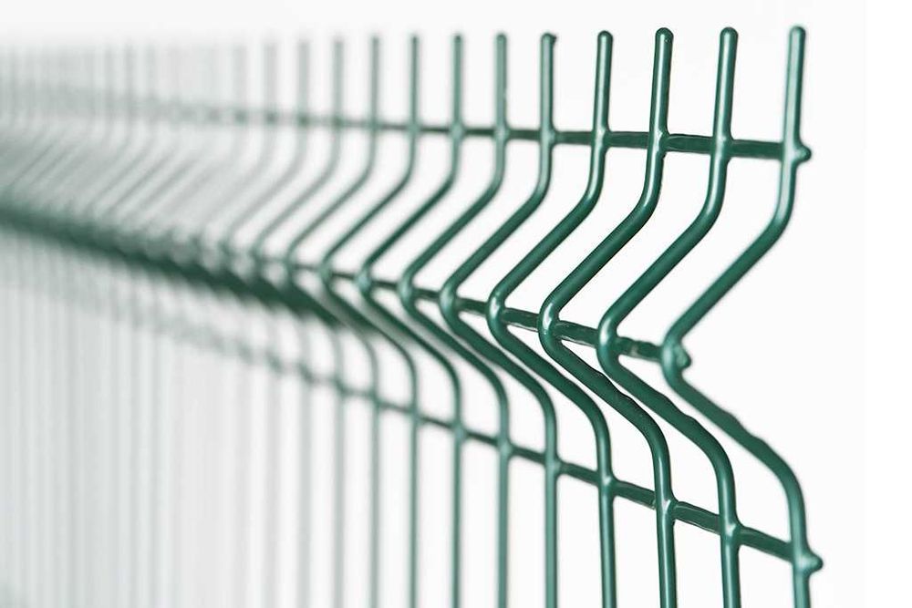 Panou gard plastifiat verde/antracit 1.2/1.5/1.7/2 m bordurat 4.2mm