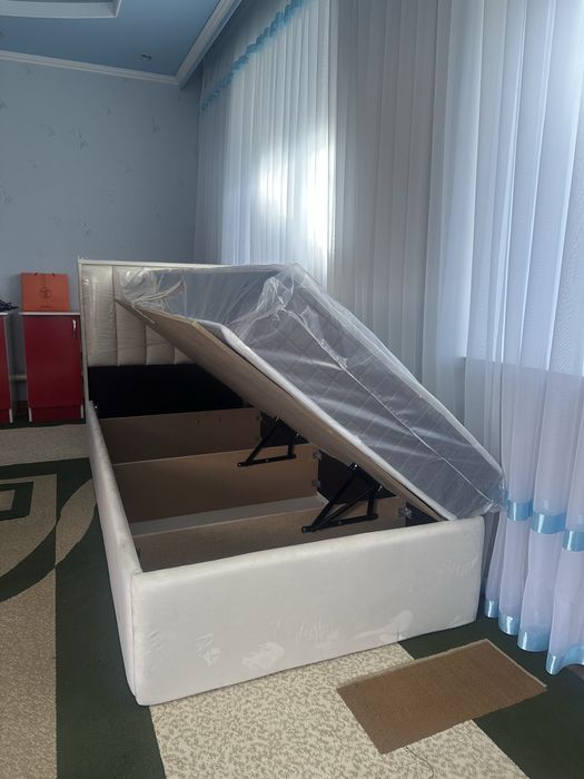 Kravat SANDIQLI Krovat Кровать Акция  1 kishilik krovat