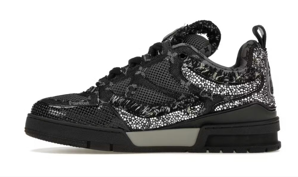 Lv Black Swarovski Monogran