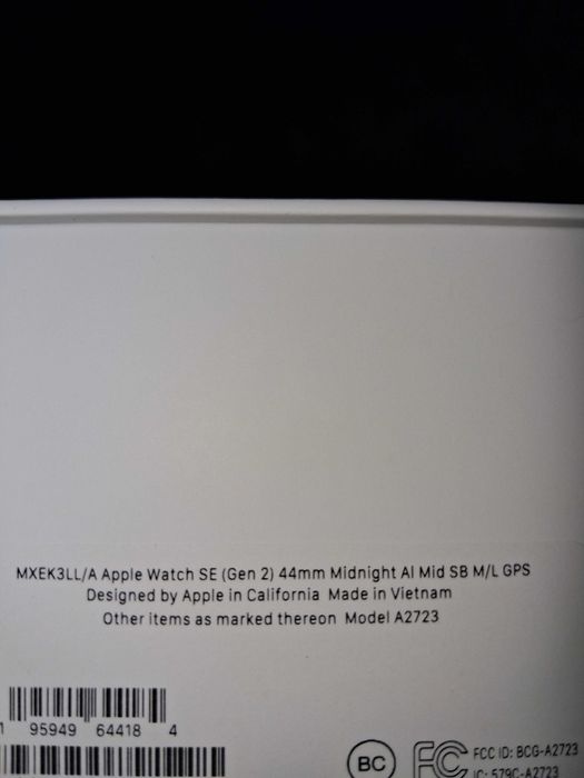 Apple watch SE (Gen2) 44 mm midnight