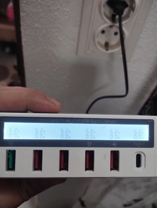 Statie încărcare wireless+usb + type c