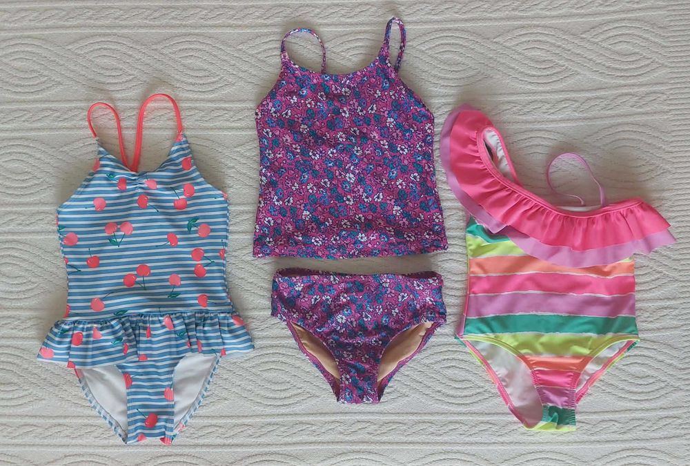 Бански костюми за момиче,  размер 98- 104 см- J.Crew, H&M