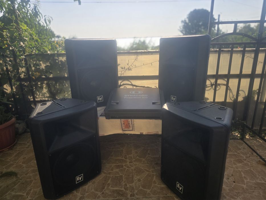 Boxe profesionale electrovoice sx300 si  rcf si sisteme audio mixere dynacord