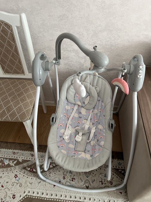 Детская качеля шезлонг