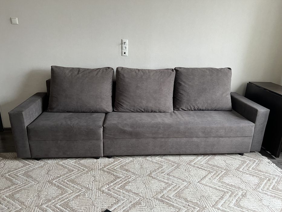 Диван серый для гостиной