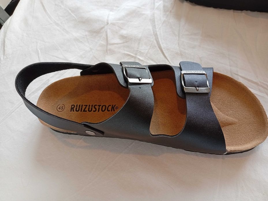 НОВИ анатомични кожени мъжки сандали 45 номер