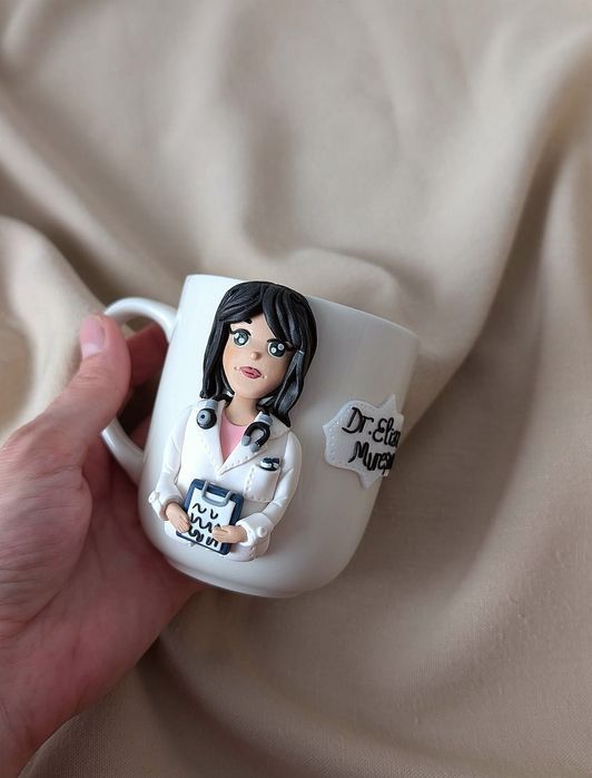 Căni personalizate figurine modelate din lut polimeric (fimo)