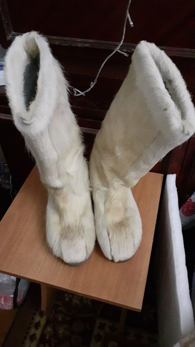 Сапоги. Унты из настоящего оленьего меха