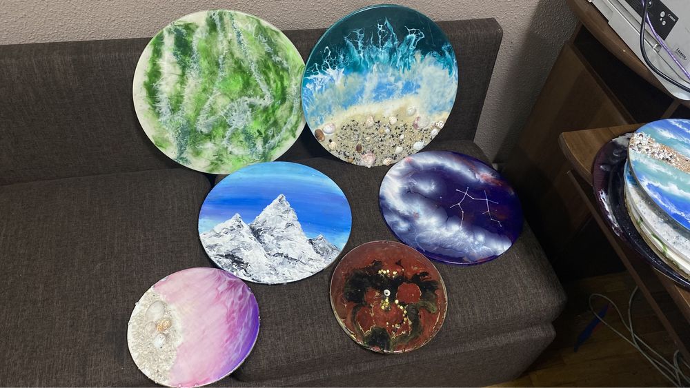 Панно из эпоксидки