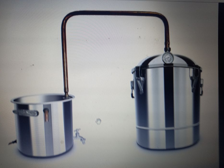 Cazan Țuică inox alimentar + cupru 50 L