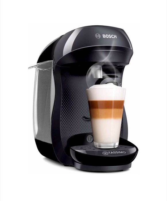 Еспресо машина, BOSCH Tassimo Happy TAS1002, 0.7л, 1400W, черна