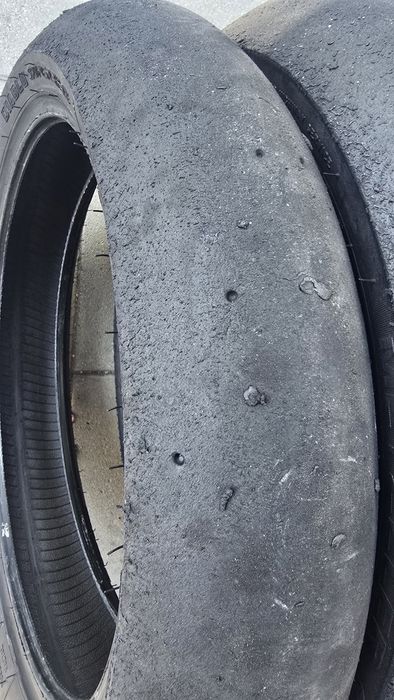 Metzeler TD slick 190 55r17 и 125 70 17