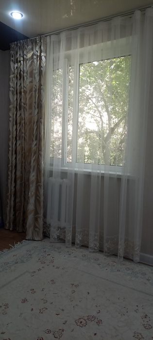 Шторы и тюль комплект в залл