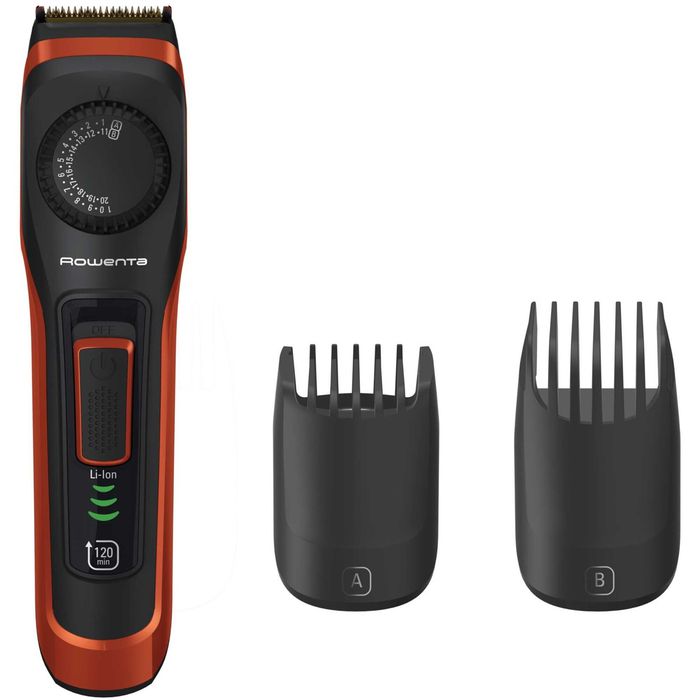 Aparat de tuns barba Rowenta Virtuo Style TN3800F4, 6500 rpm, autonomie 120 min, pieptene ajustabil, indicator LED baterie, tehnologie autoascutire
