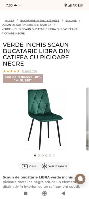 Set 4 scaune dining/bucatarie