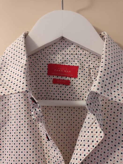 Памучна мъжка риза Zara - размер С