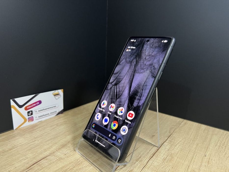 Google Pixel 7 128Gb Obsidian Second-Hand Bun 3 ani garanție, Telefoan