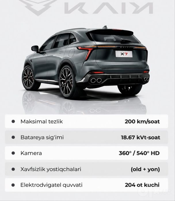 Kaiyi x7 hybridd