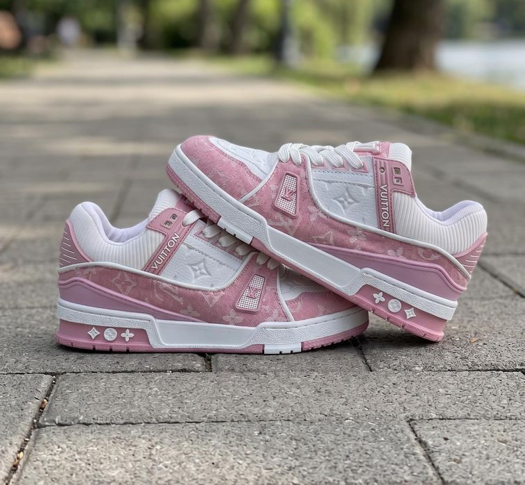 Adidasi LV Trainer Roz Dama - Full Box