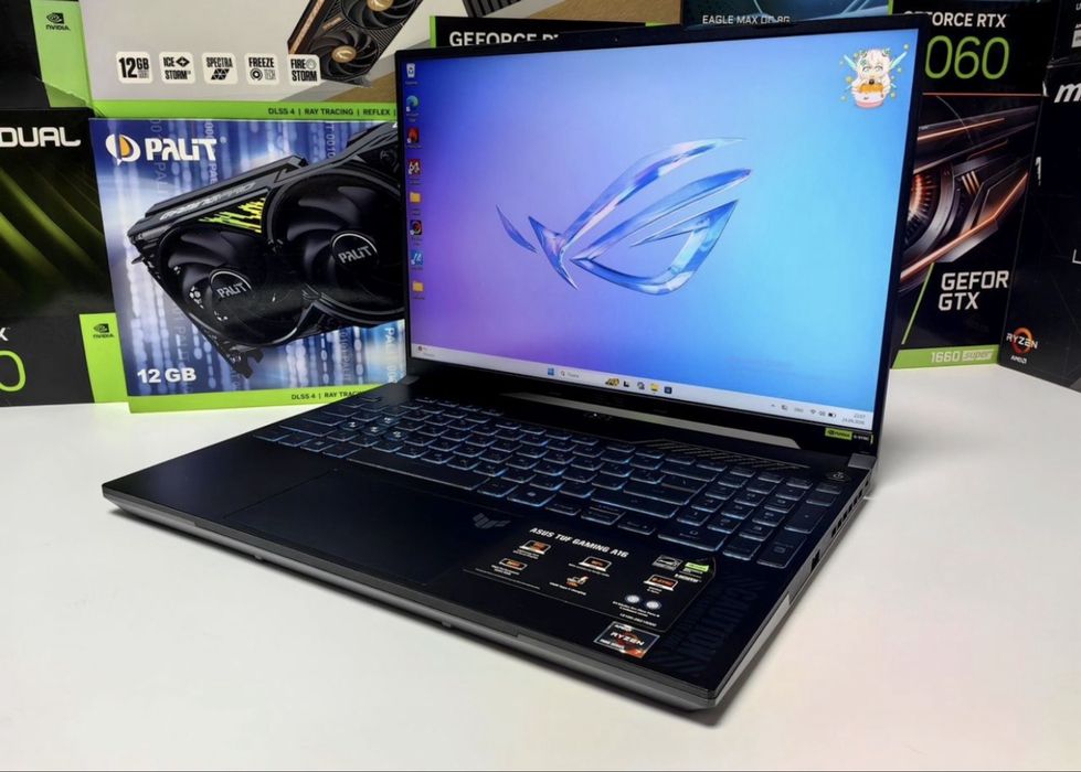 Новый ASUS TUF GAMING RTX 4060/Ryzen 7-7735HS/16GB/SSD512Gb/144Hz
