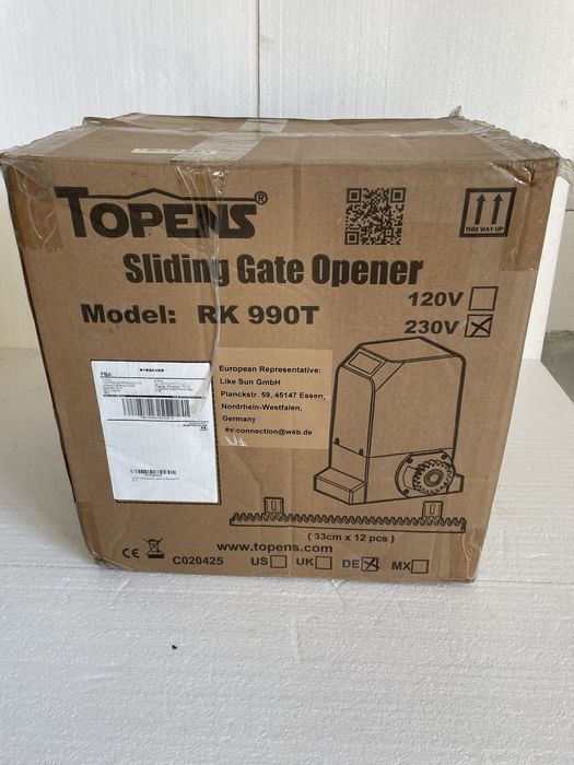 Motor poarta culisanta Topens RK 990 T