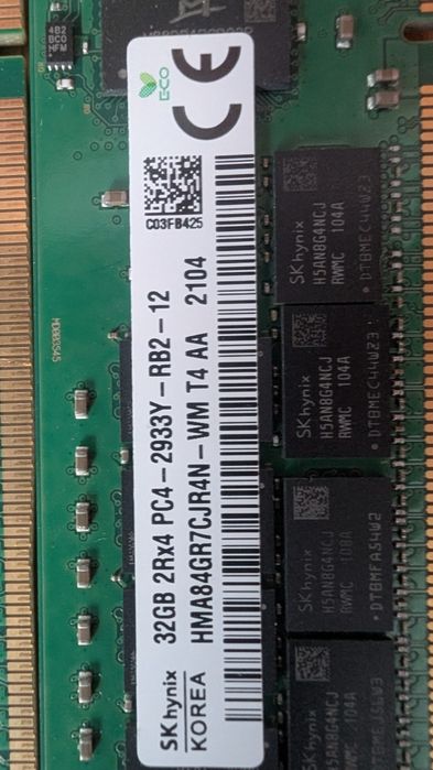 Memorii Server SKhynix 32Gb DDR4 2400 Pc4-2400T ECC, REG