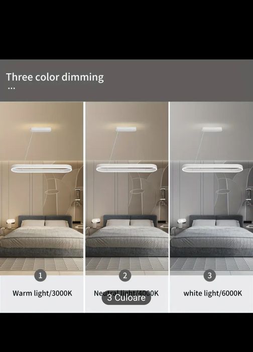 Lustra suspendata ovala