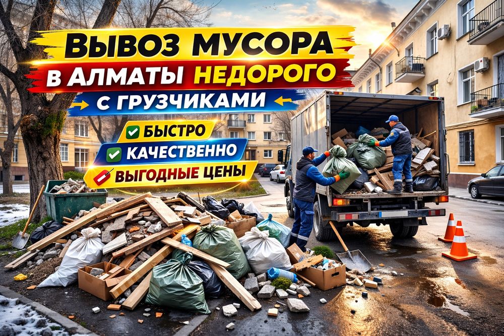 Вывозим мусор, старую мебель и хлам