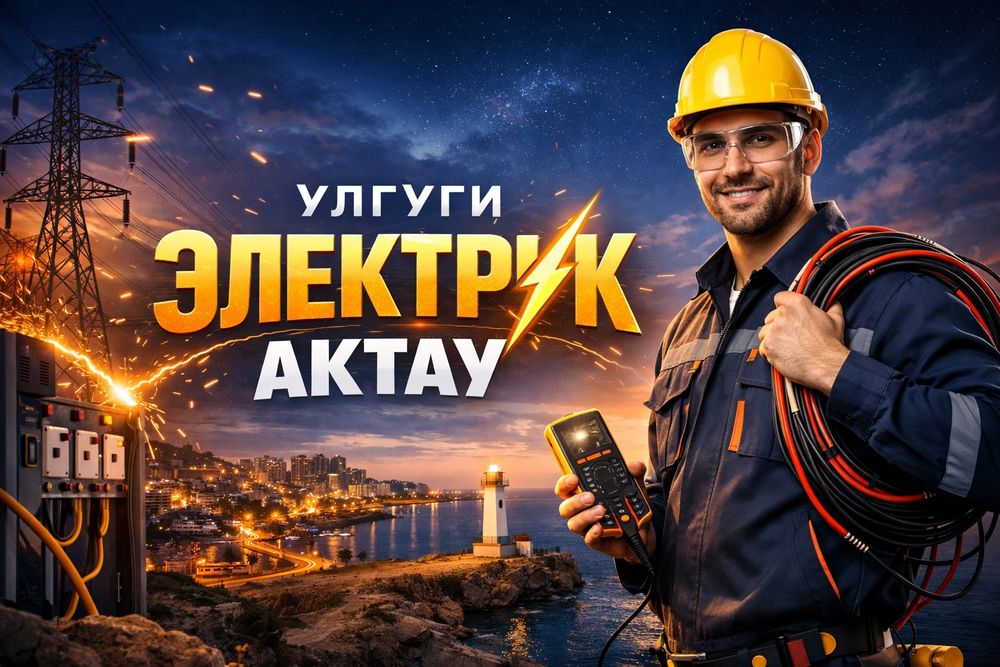 Услуги электрик актау 24/7