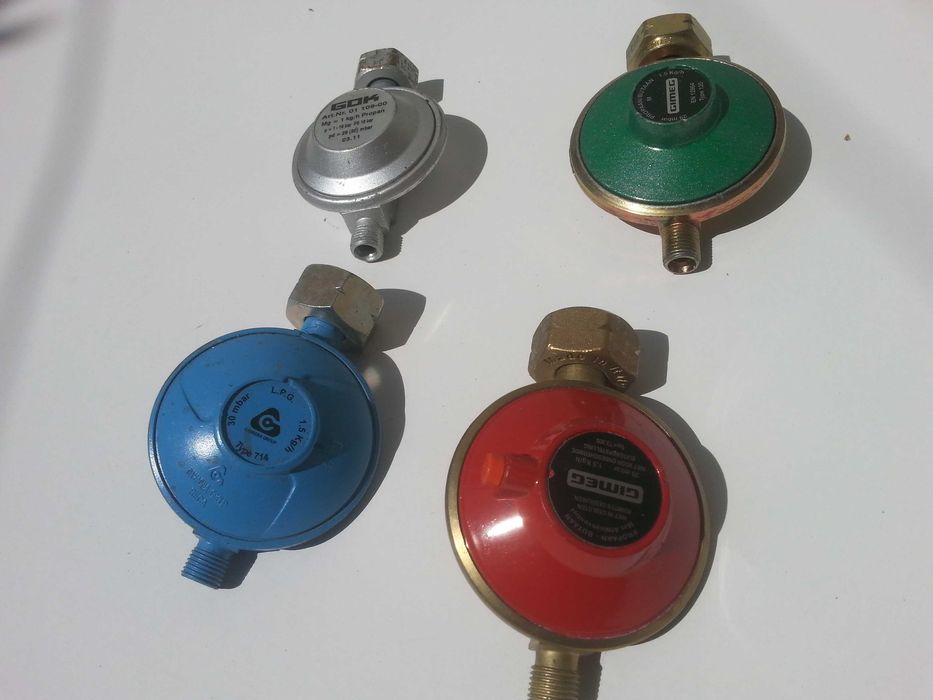 Ceas GIMEG Olanda camping rulota regulator furtun gaz 30/50 mB aragaz