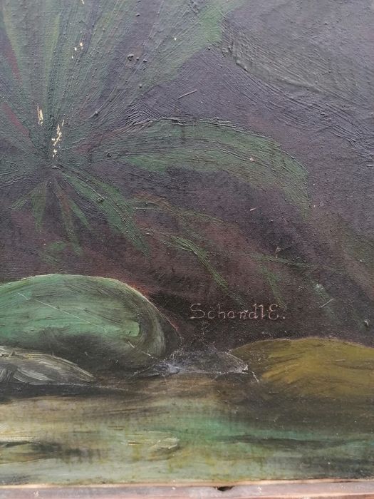 Pictura in ulei  pe panza 1873