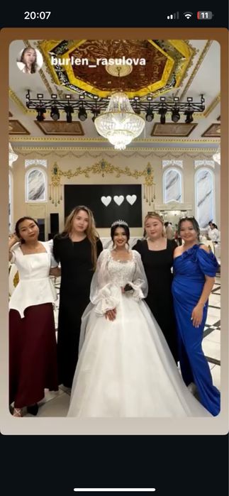 Свадебный платье