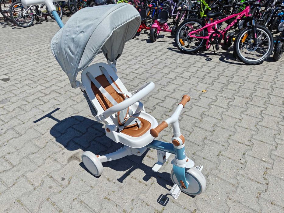 BYOX Детска триколка COMPACTO 4в1 син