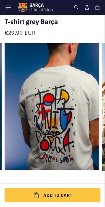 FC Barcelona blue тениска