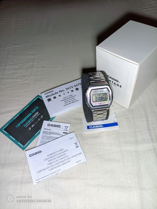 Casio Vintage A1000D-7EF Vintage Iconic Watch Касио часовник
