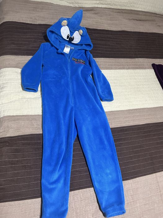 Costum  salopetă din fleece H&M Sonic The Hedgehog m 116