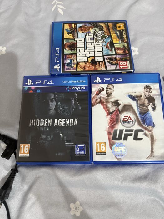 Playstation 4 Slim PS4 Slim 1TB + 2 manete + 3 jocuri