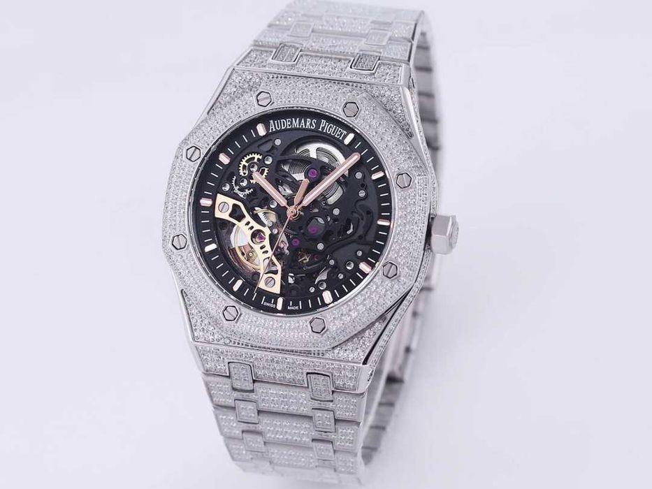 Автоматичен мъжки часовник Audemars Piguet Royal Oak Iced Out