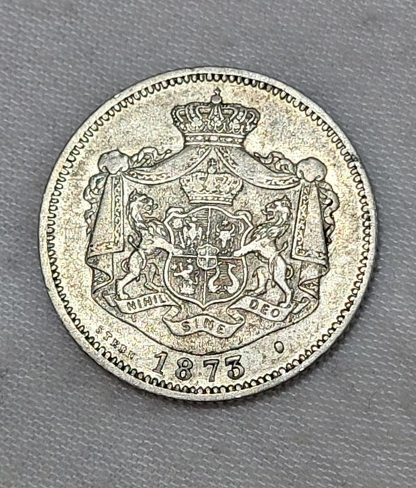 Moneda 1 leu 1873/1874/1900/1906 argint Carol l bani vechi