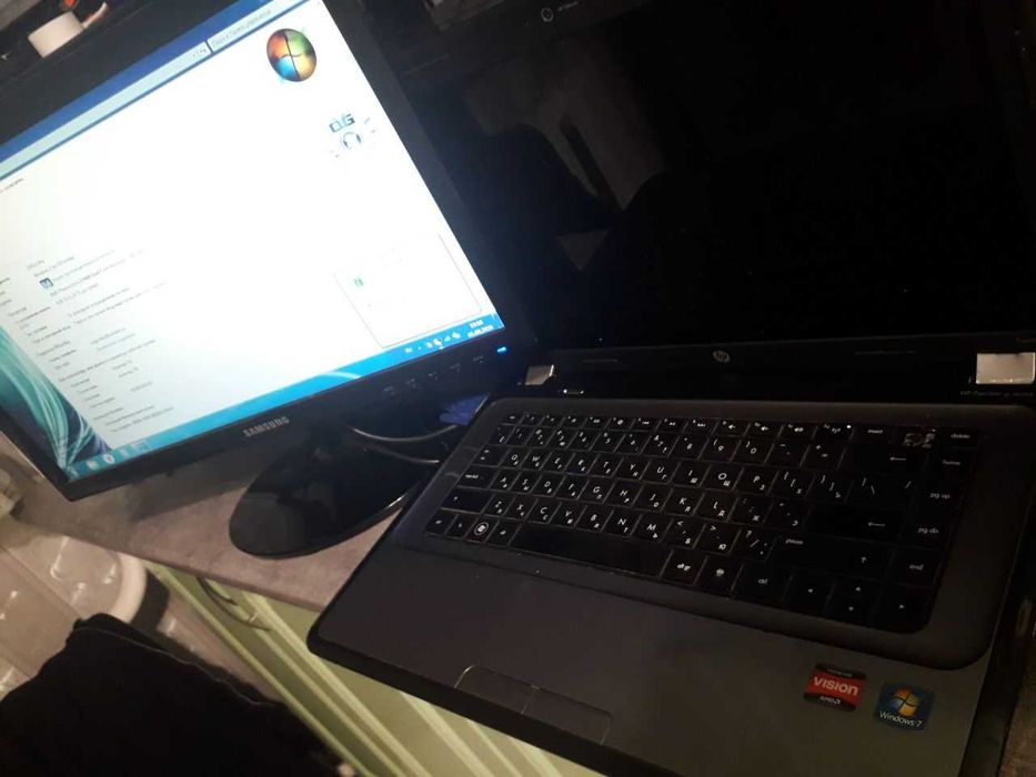 HP Pavilion G6 + монитор + комплект аксессуаров