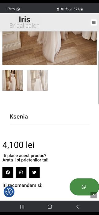 Rochie mireasa Iris Bridal