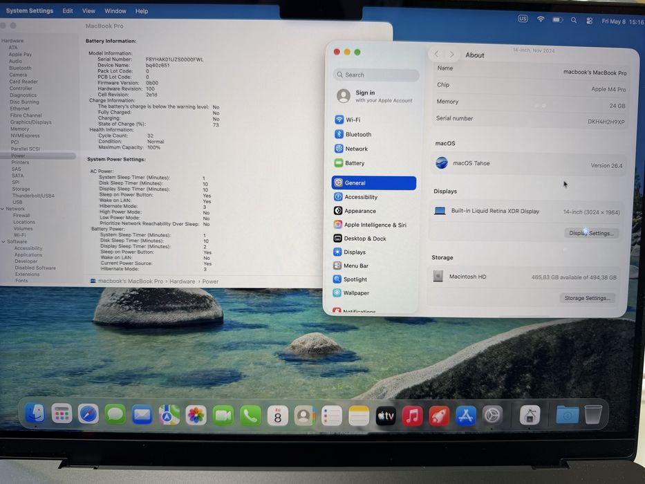 MacBook Pro 14' M4 Pro 24GB 512GB Space Black Пълен Комплект Гаранция