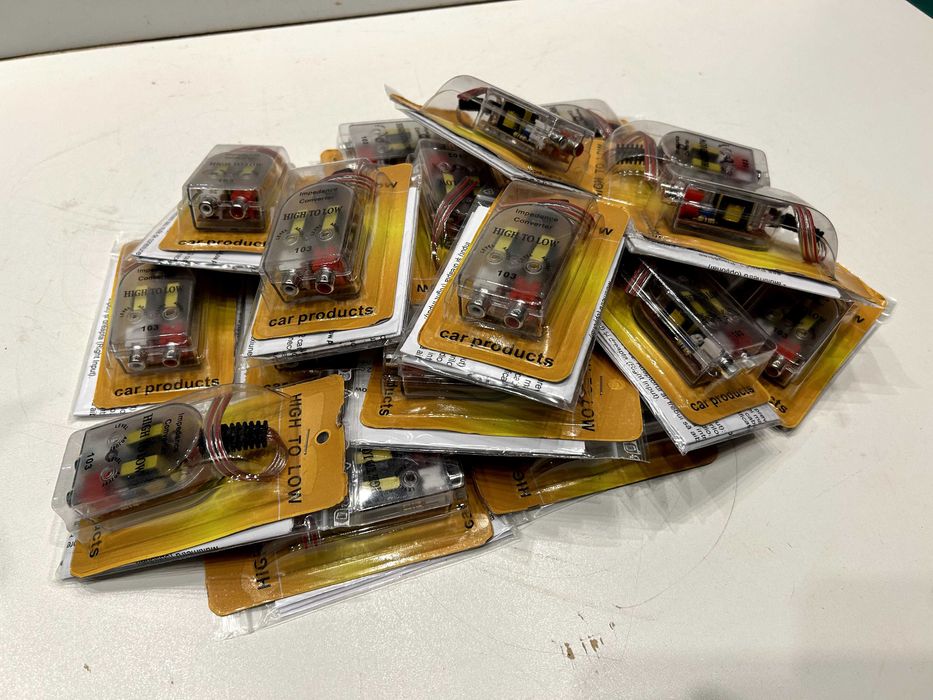 Convertor semnal subwoofer amplificator statie  High Low la RCA