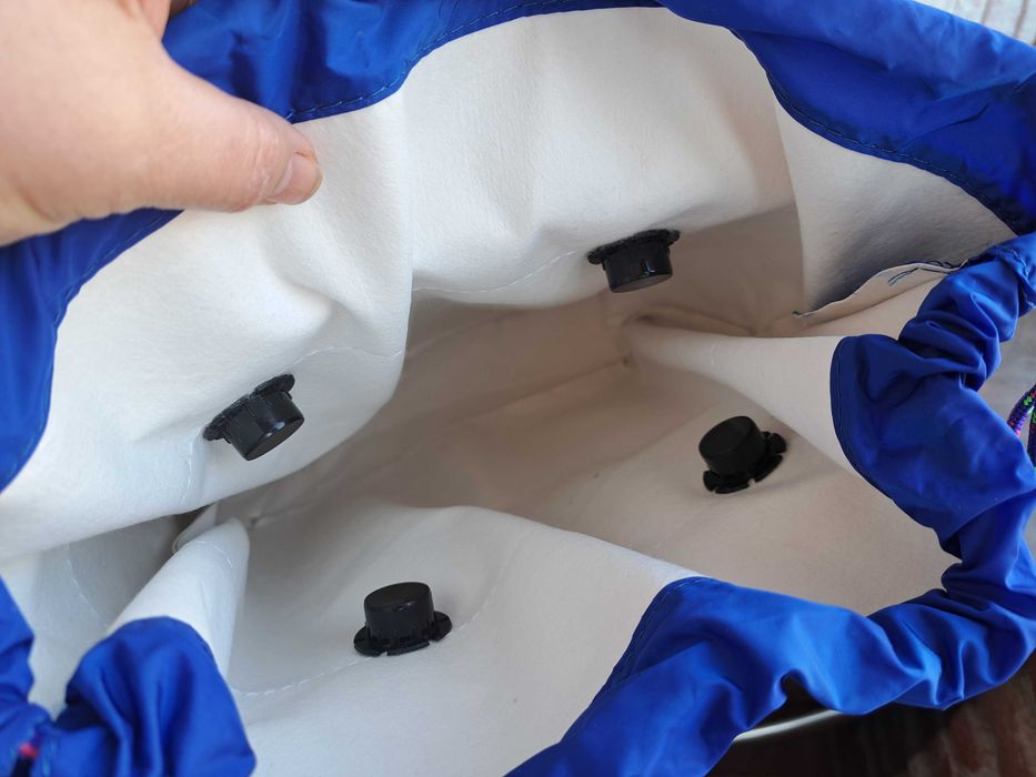 дамска чанта O BAG,бяла ,силиконова,