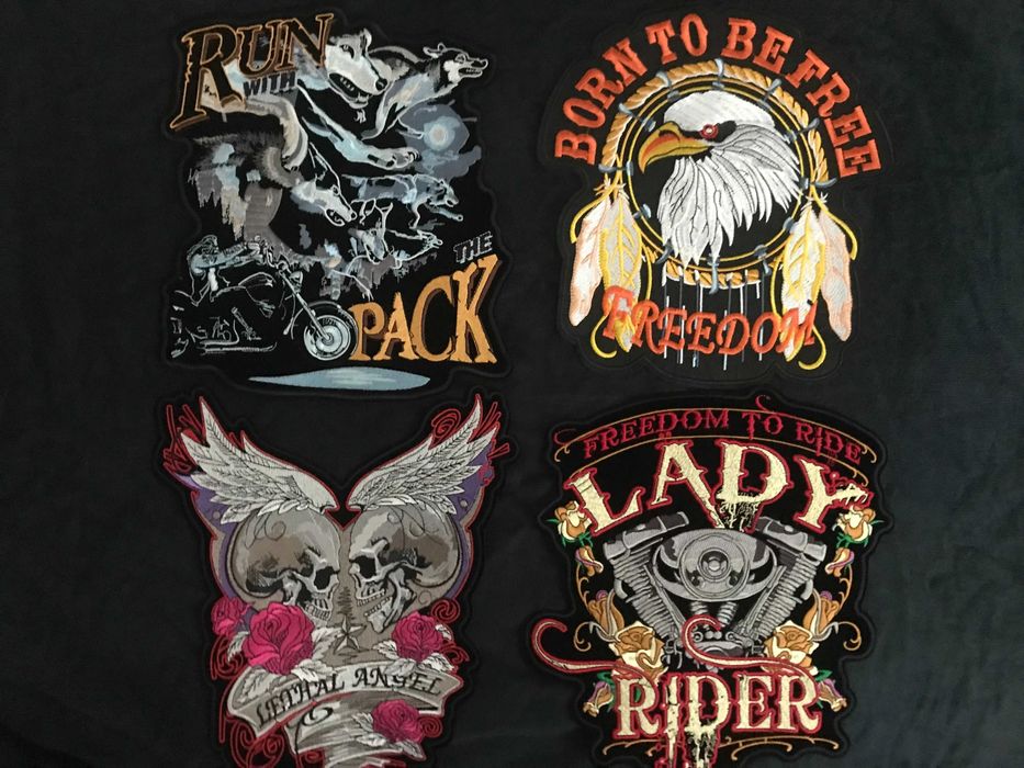 Petic/Patch/Emblema brodat geaca/vesta/etc piele/textil moto/rock/punk