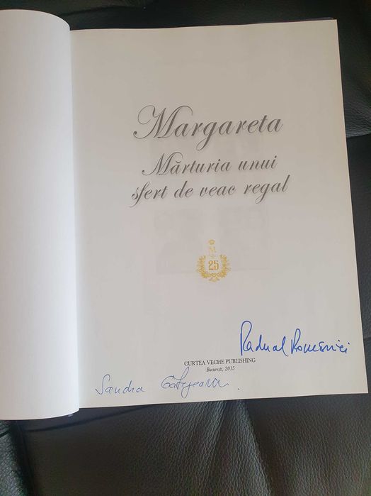 Margareta. Marturia unui sfert de veac regal -aut. Sandra G. Gheorghe