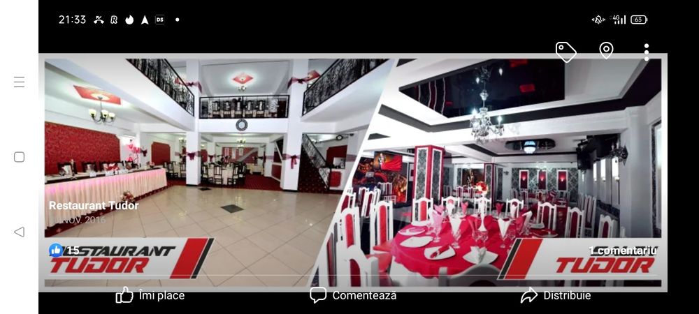 Restaurant Tudor. Citeste cu atenție!Saloane pentru evenimente