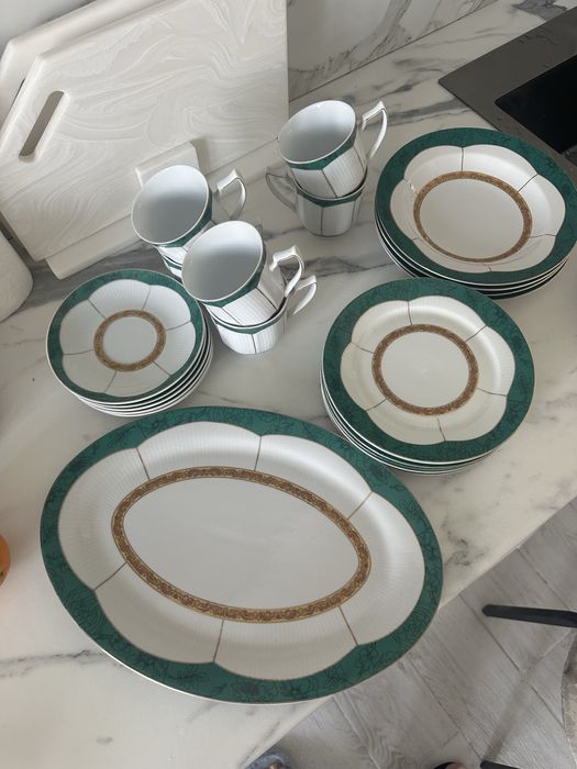 Посуда набор тарелки блюдца