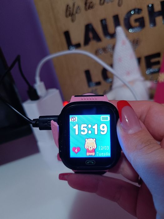 Smartwatch copii Morefit roz